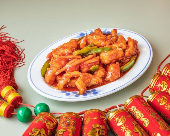 Eng's Orange Chicken -招牌酱爆雞